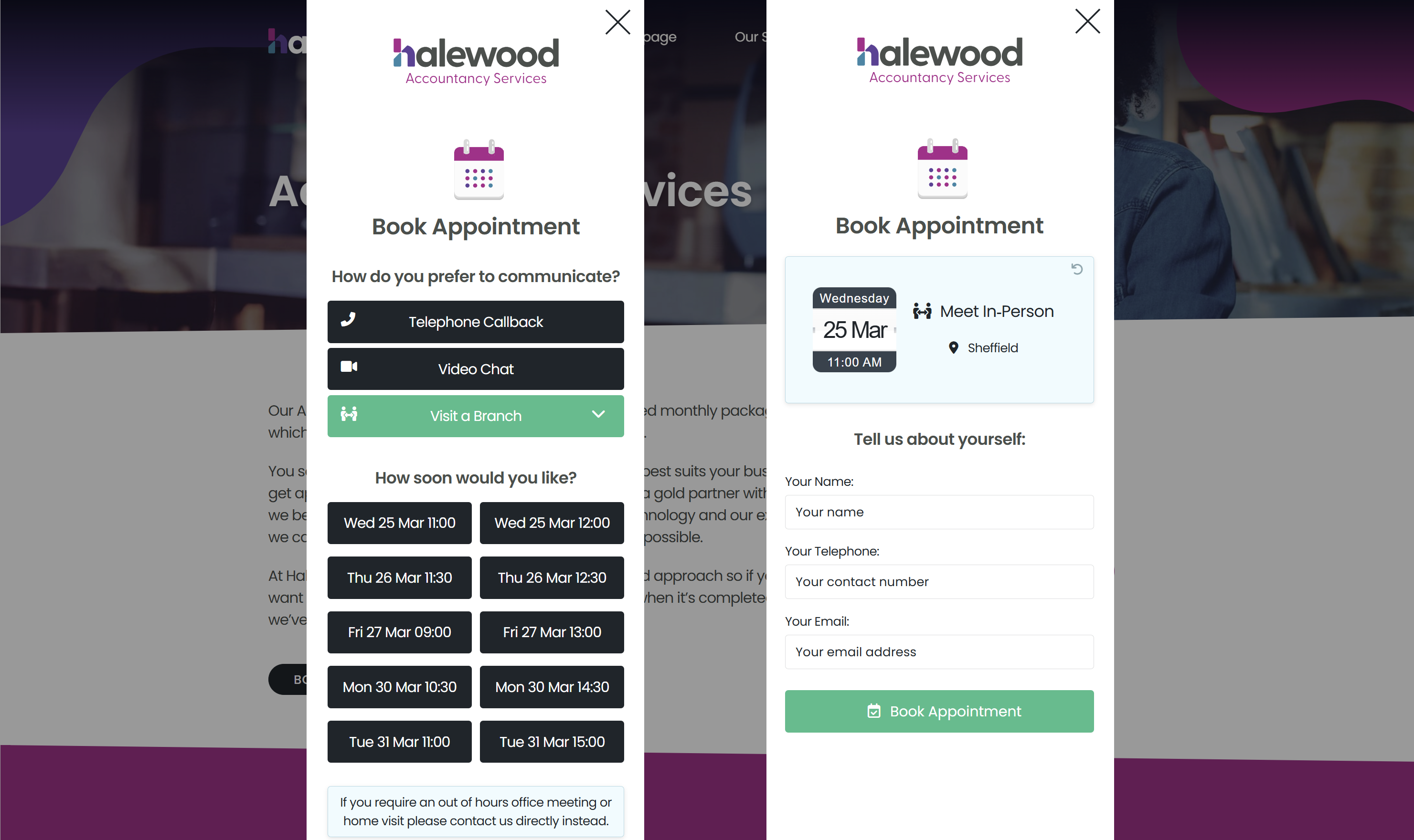The Halewood Group - Book Online