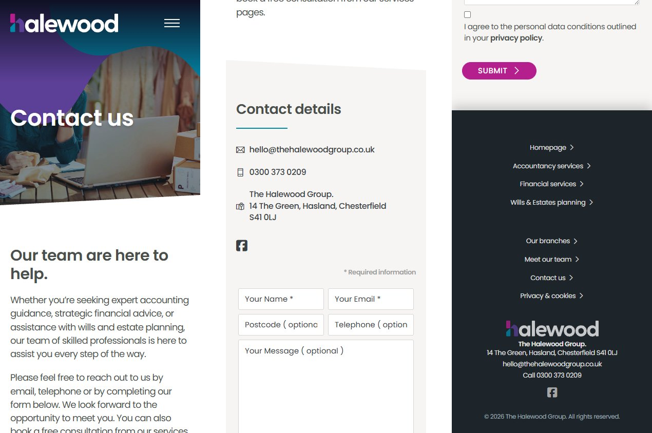 The Halewood Group - Contact (mobile)