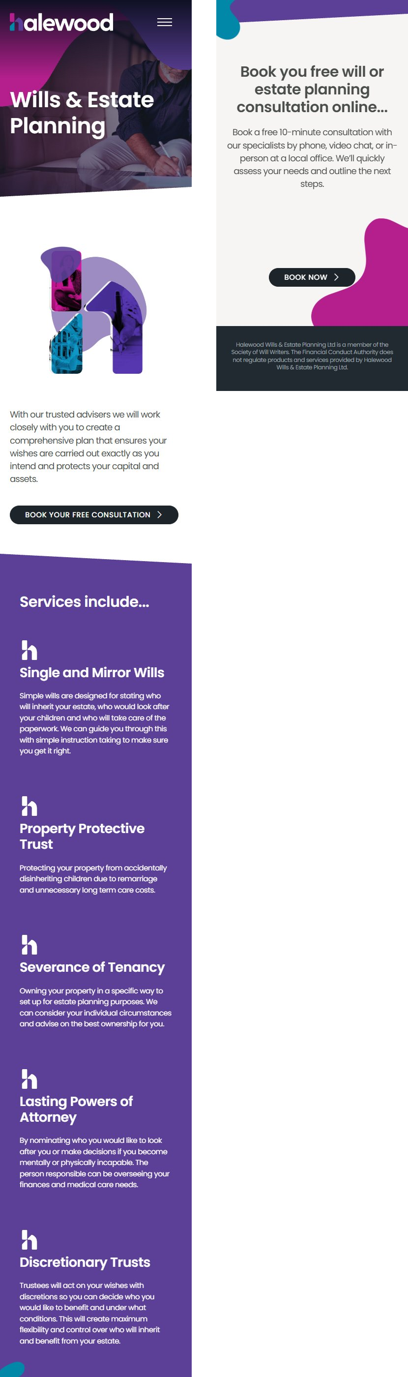 The Halewood Group - Wills & Estates (mobile)