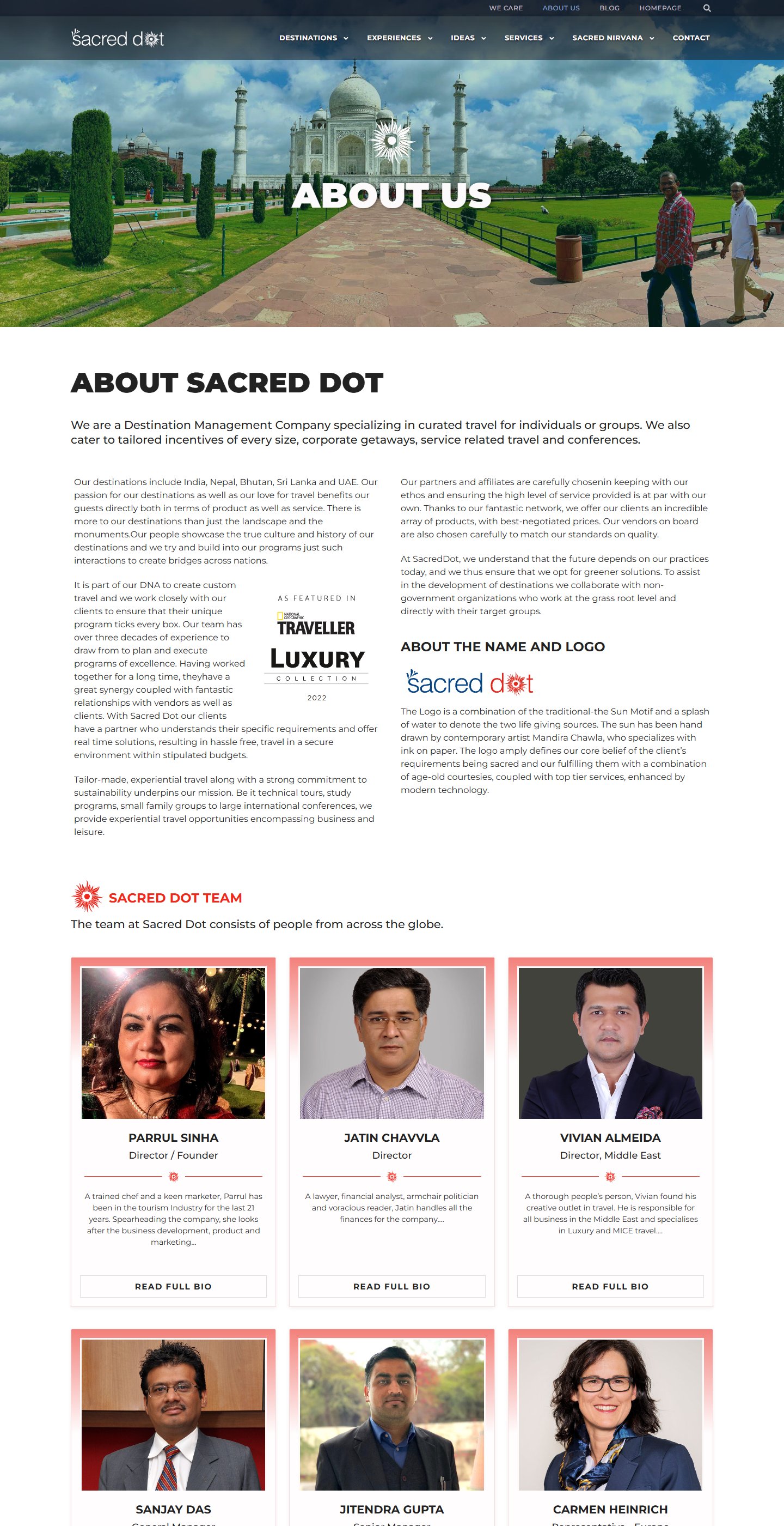 Sacred Dot Tours - About Us (1/2) (desktop)