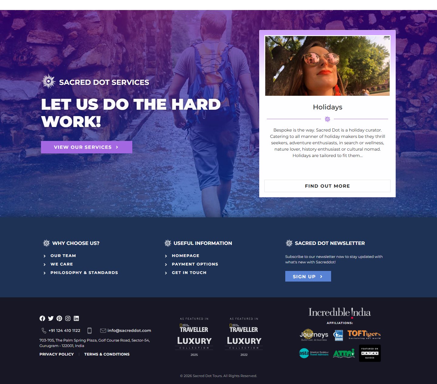 Sacred Dot Tours - Homepage (4/4) (desktop)