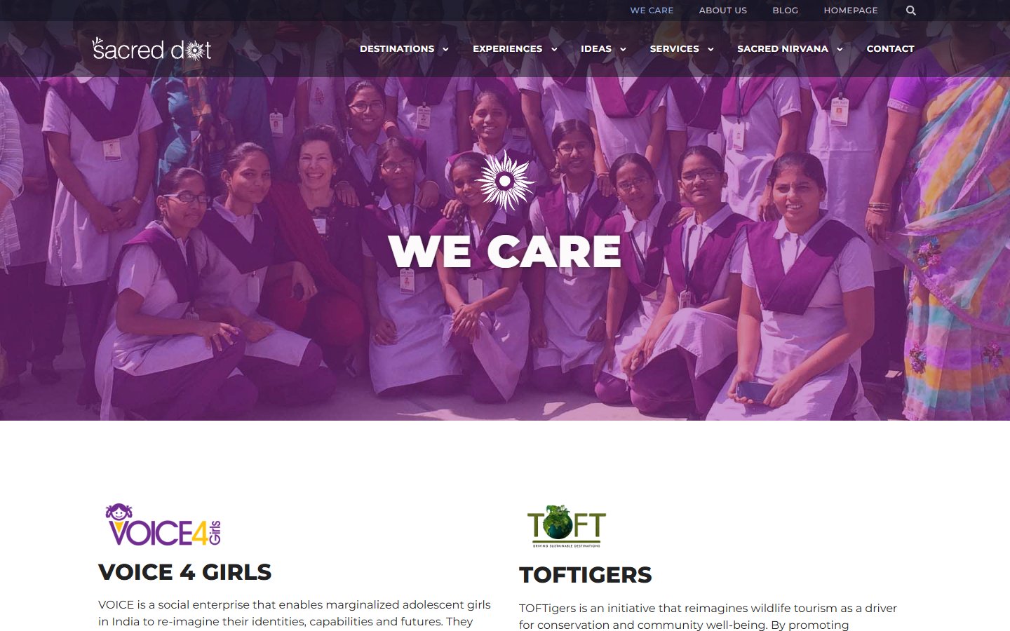 Sacred Dot Tours - We Care (1/3) (desktop)