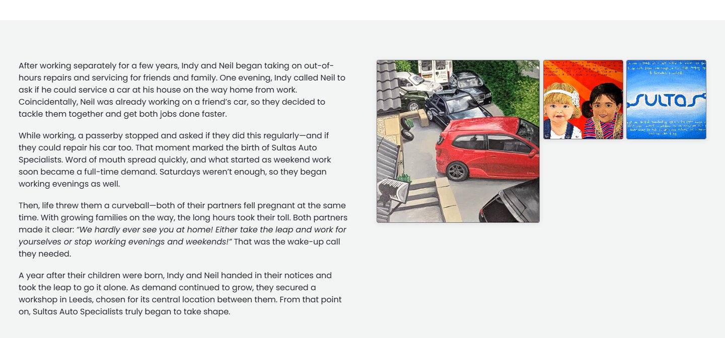 Sultas Auto Specialists - Our Story (2/3) (desktop)