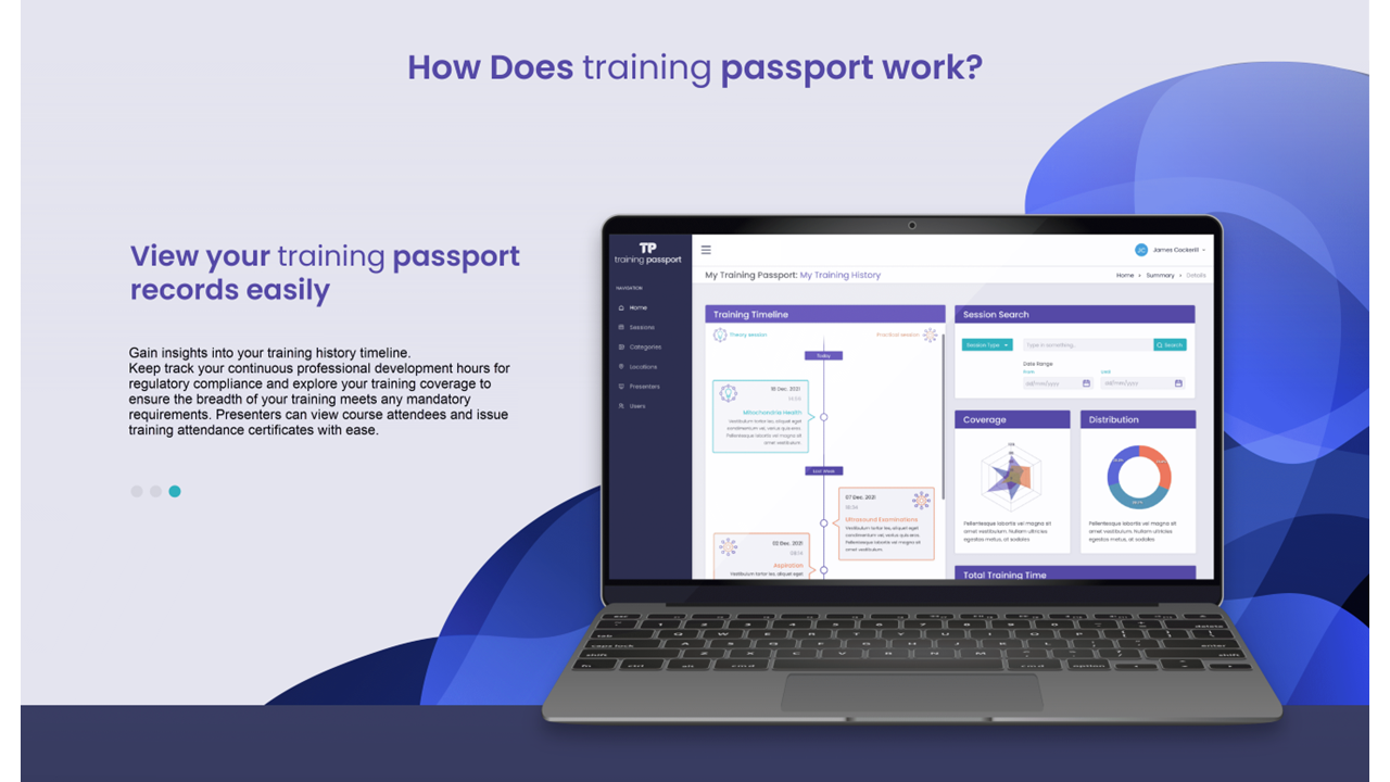 Training Passport - how it works: view training passport records